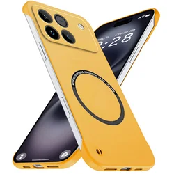 Custodia per telefono magnetica slim frameless opaca anti-graffio e shockproof