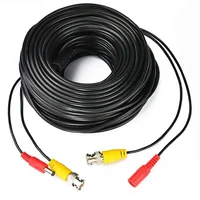 Câble BNC 10M/32.8 pieds pour CVBS CCTV DVR, accessoires de système d'enregistrement de caméra, câble vidéo, alimentation cc, câble BNC de Surveillance de sécurité 5