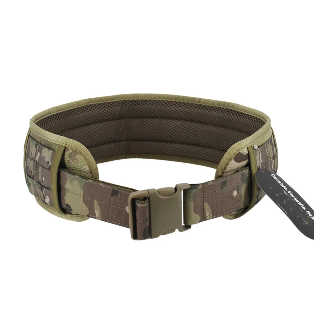VULPO Tactical Molle Belt Airsoft Adjustable Padded Patrol Belt Hunting Paintball Battle Waist Belt
