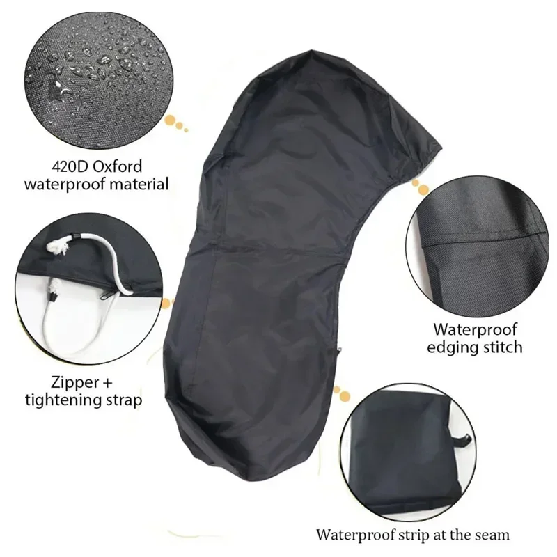 420D 6-225HP Yacht Full Outboard Motor Engine Boat Cover Anti UV Dustproof Cover Marine Engine Protection Waterproof boat cover,outboard motor cover