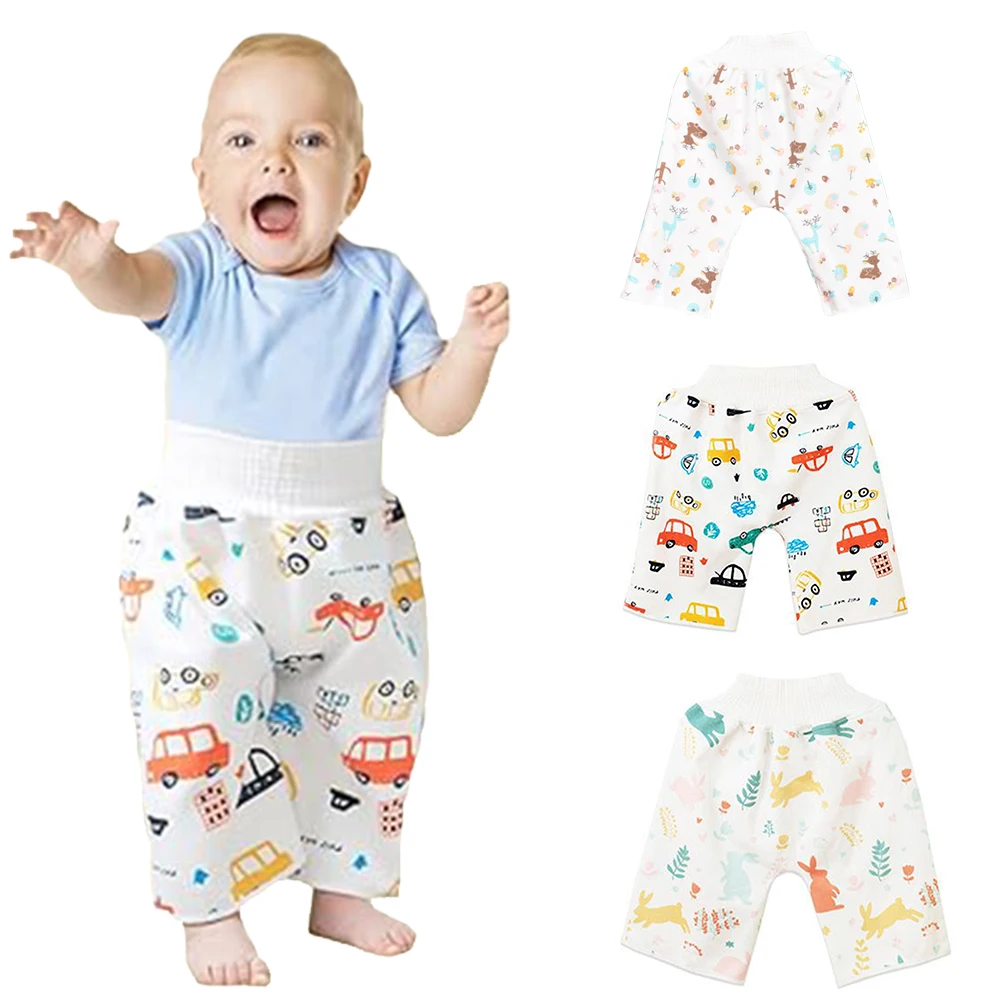 Baby Training Pants Baby Waterproof Clothes Diaper Pants for Potty Training Baby Comfy Diaper Training Pants for Boys and Girls Night Time Sleeping baby training pants