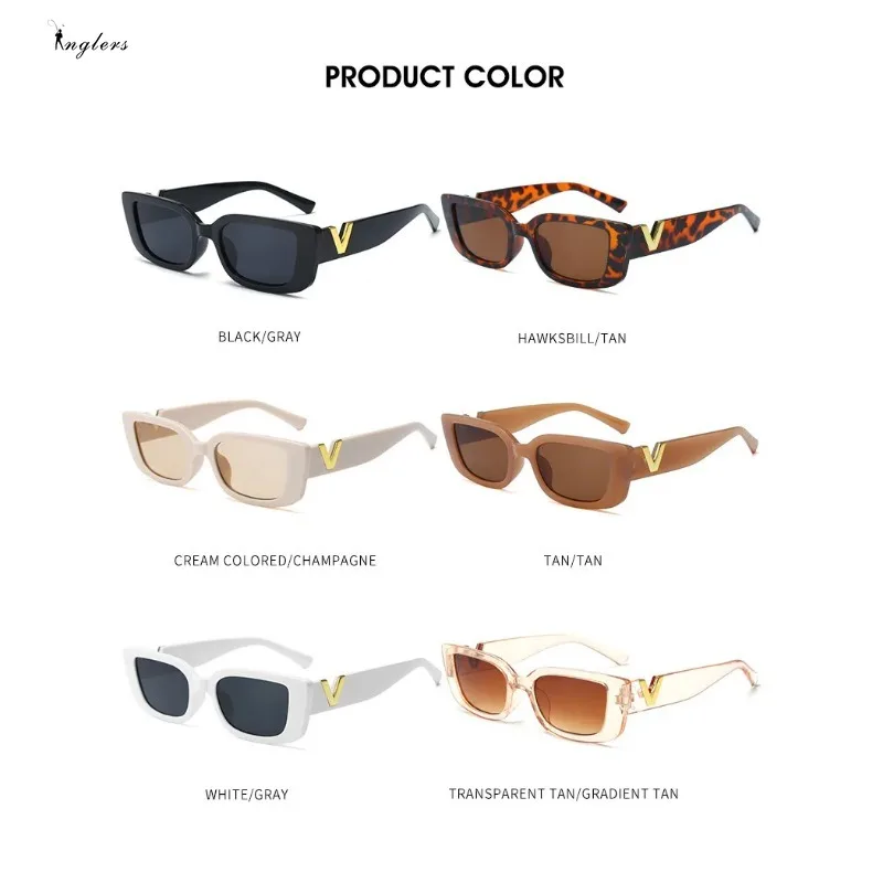 Retro Rectangle Sunglasses Women Vintage Small Frame Sun Glasses Ladies Classic Black Square vintage sunglasses