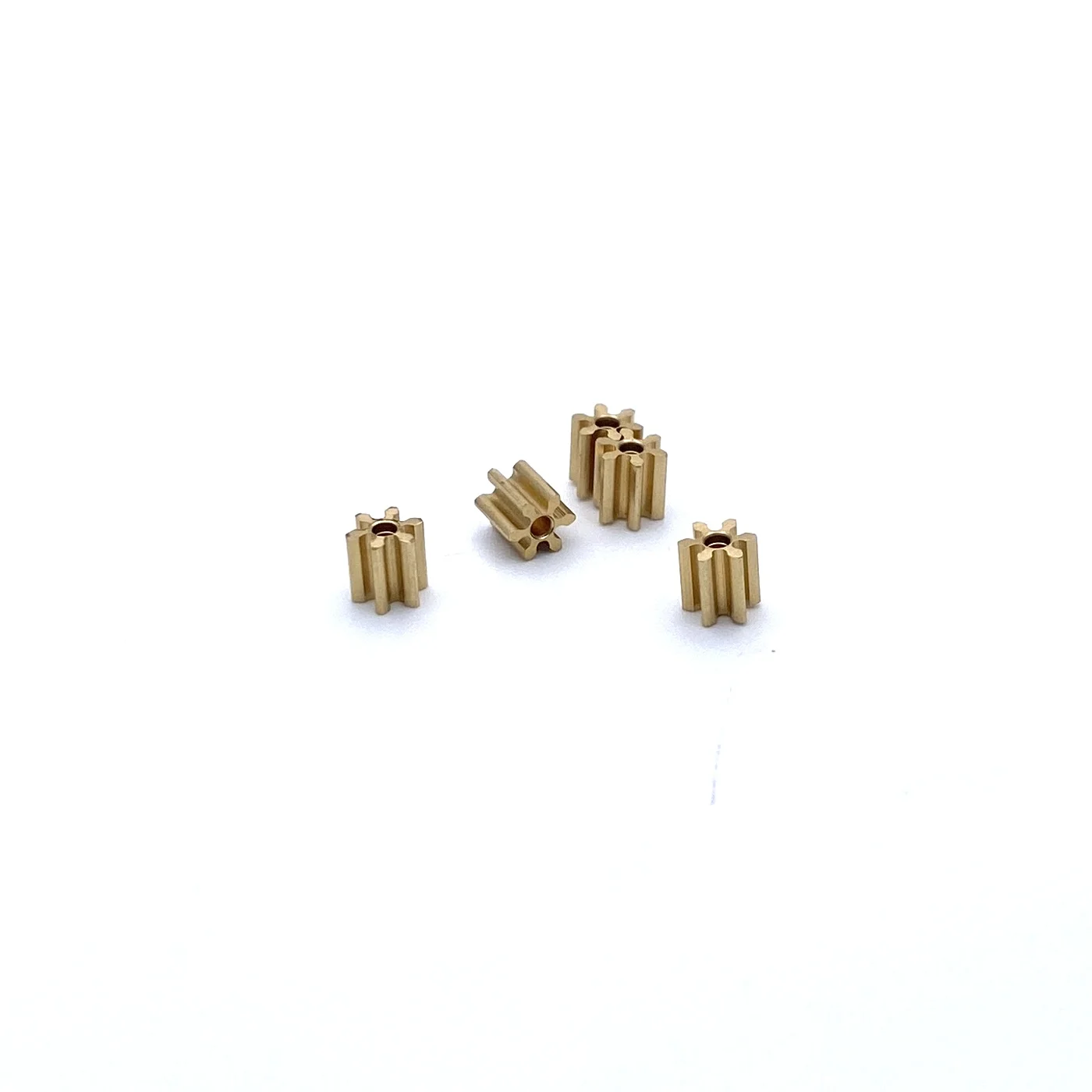 6 Teeth 0.5M 6T 1.18mm Hole Mini Copper Gear 1.2mm