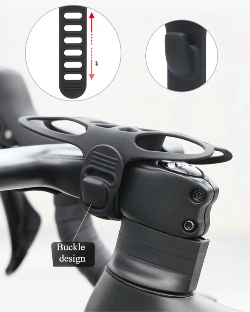 GUB Bicycle P9 MTB Phone Holder Road Bike MTB Silicone Mobile Phone Clip Mount Holder Universal Bicycle Handlebar