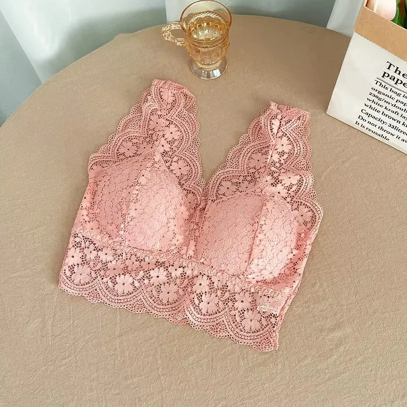 Lace Bras Women Deep V Neck Sexy Lingerie 