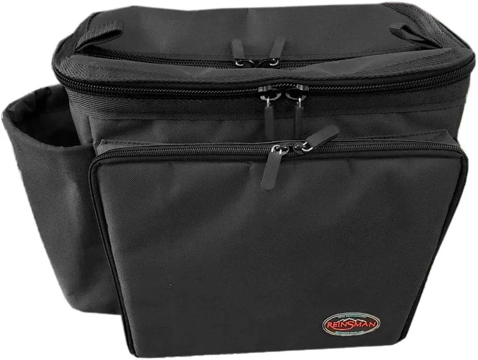 Deluxe Insulated Leakproof Cooler Saddle Bag with Additional Cantle Bag and Straps