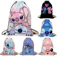 Disney Stitch Drawstring Bag Boys Girls Cartoon Drawstring Backpack Party Gifts Drawstring Bags Birthday Party Decorations 1