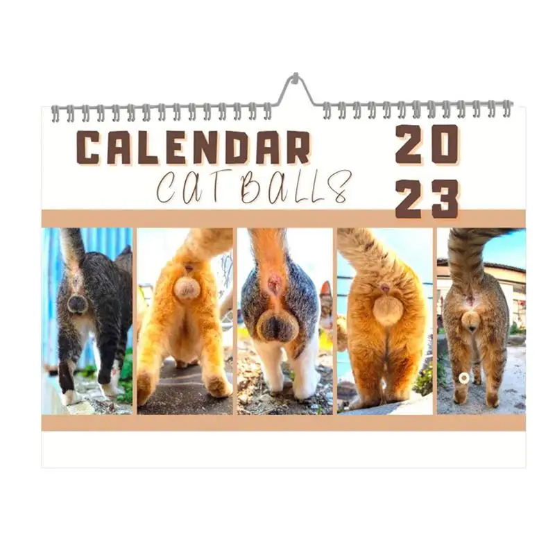 

Funny Cat Butt Calendar 2023 Wall Calendar With Butt Pictures 12 Months Funny Cats Calendar Gifts For Cats Lover Home & Office