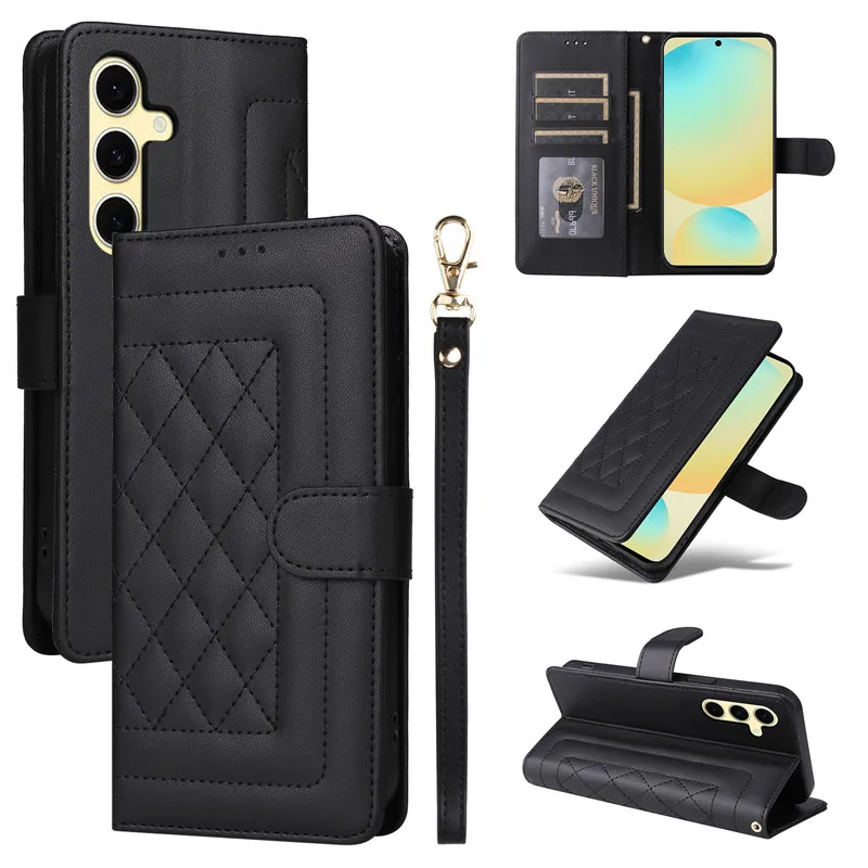 Elegant 3D Flip Leather Wallet Phone Case