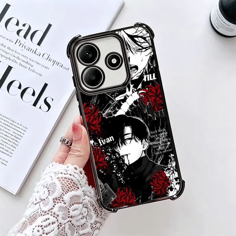 Korean Alien Stage Ivan Till Plating Anti-Fall Fun Soft Phone Case