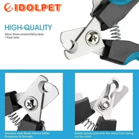 Professional Pet Nail Clipper with Safety Guard  Stainless Steel Scissors Cat Dog for Claw Care Grooming Supplies Size Fits 2