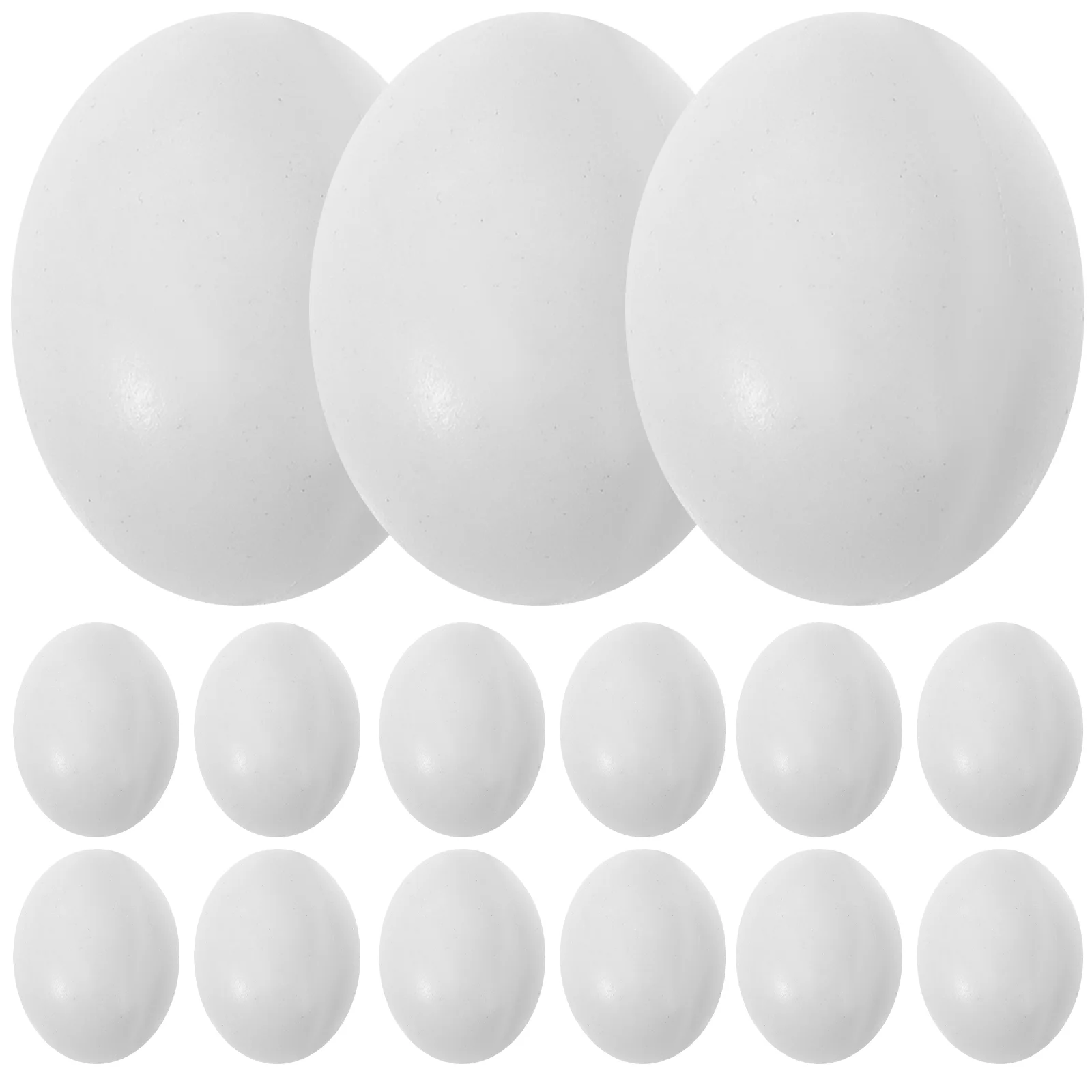 

10 Pcs Fake Eggs Bird Breeding Tool Laying Prop Decor Crafts Plastic Simulation