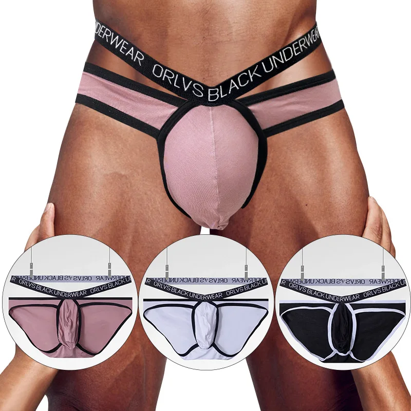 

Men's Sexy Pouch G-String Underwear Sexy Low Rise Pouch Y-Back Thong Underpanties Lingerie