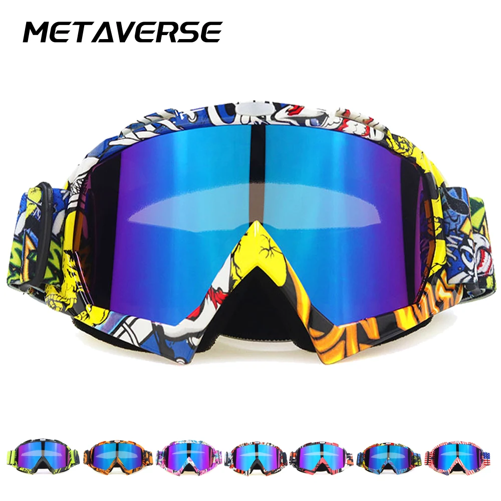 

Ski Goggle Motorcycle Layer Polarized Lens Outdoors Skiing Anti-Fog Snowboard Windproof Men Women Helmet Goggles Glasses Eyewear