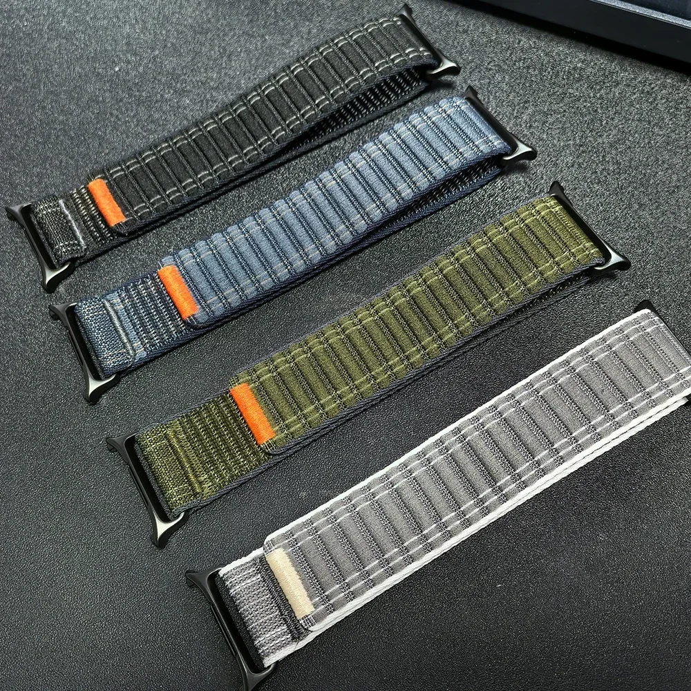 Sports Woven Nylon Loop Band For Samsung Galaxy Watch Ultra 47mm Strap Bracelet Wristband Watchband Replacement Accessories