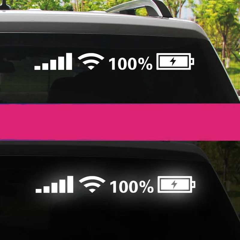 

2022 Wifi Battery Level Mark Vinyl Stickers for Nissan Teana X-Trail Qashqai Livina Sylphy Tiida Sunny March Murano Geniss,Juke,
