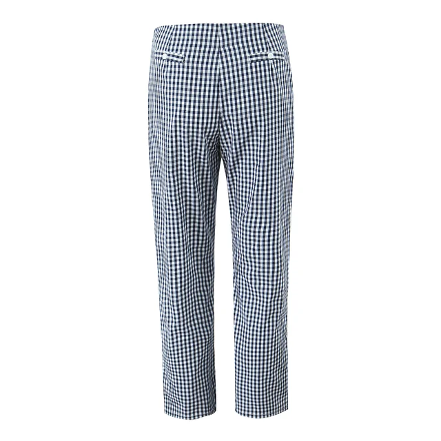 Colleen Plaid Lapel Sleeveless Pant Set 6