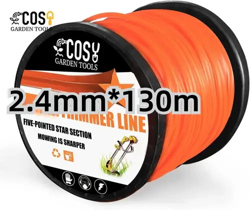 3.0mm/4.0mmBrush Cutter Sharp Rope Grass Mower Pentagram Nylon Mowing Trimmer Line Trimmer Head String Grass Trimmer Roll Line - Image 10