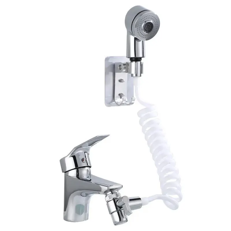 Shampoo Flower Sprinkler Faucet External Shower Bathroom Washbasin Washbasin Modified Hand-held Shower Extension Set