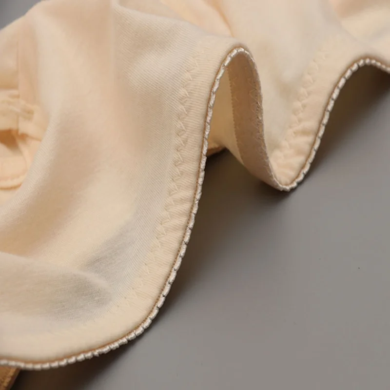 Thin Cup Bra Middle-aged Elderly Mom's Underwear Front Closure Vest Style Plus Size Wireless No Sponge Bras For Women 6