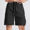 Swimming Trunks for Men Men's Summer Fitness Sports Leisure Solid Color Black Single Layer Athletic Shorts Men Big And Tall 1