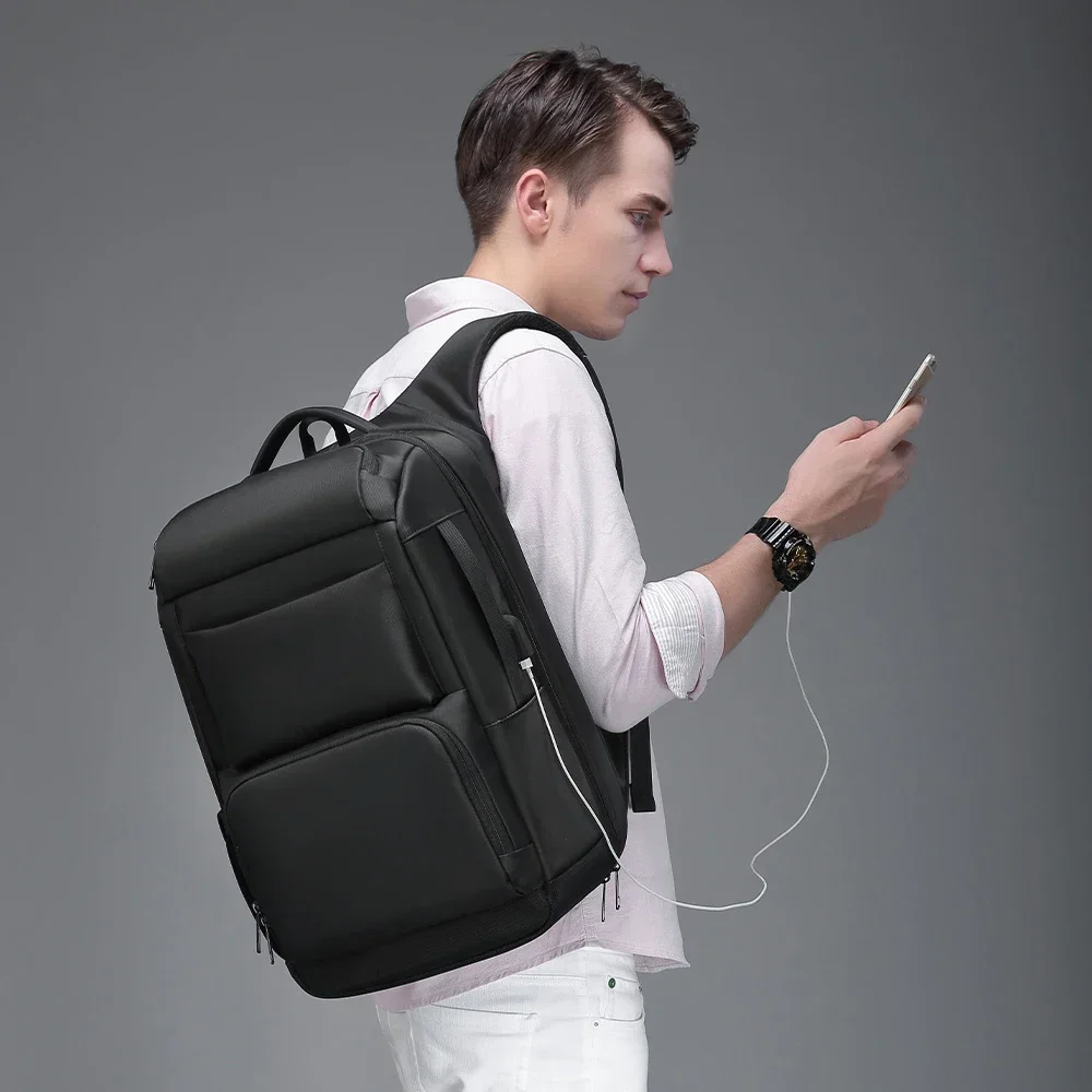 SWISS Men‘s Business Backpack Waterproof 17 Inch Travel Laptop Backpack Outdoor Climbing Anti-theft Luggage Bag Mochila School