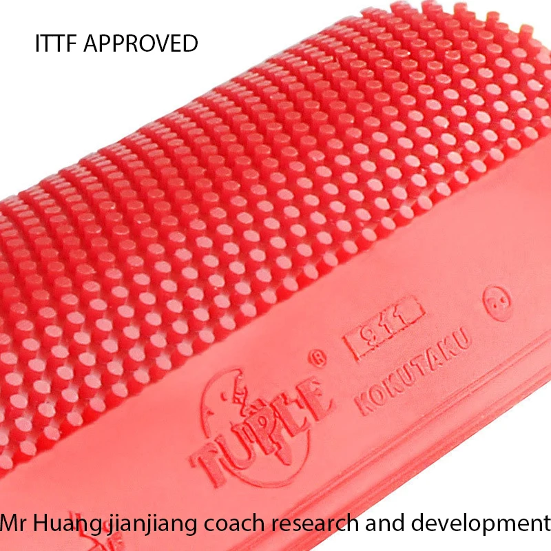 KOKUTAKU Large Particles Long-Pimples OX Table Tennis Rubber with Strong Anti-Spin Cured Non-curing Ping Pong Rubber ITTF table tennis rubber