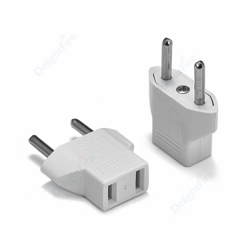 Universal Travel Adapter for European Outlets - Power Converter for US to EU Plugs