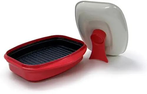 

Pan for Microwave Cooking, Red Plate for cooking Accesorios freidora Molde para hornear Silicone for air fryer in Round cake pan