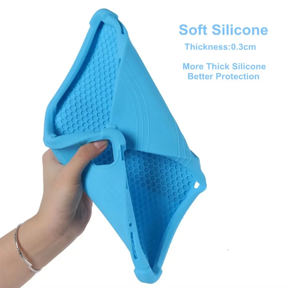 Concha Protetora de Silicone à Prova de Choque para Crianças Soft Case para Teclast P25t 10.1 Tablet Cover - Imagem 6