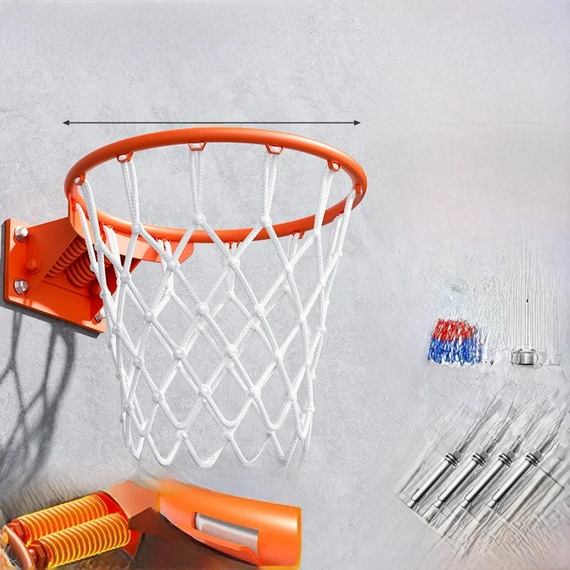 【professional tournament-grade basketball hoop ✅ high-hardness carbon steel spring】adult size (includes professional basketball net + expansion bolts *4 + air needle)
