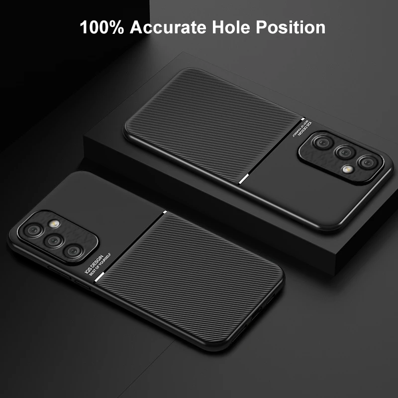 Magnetic PU Leather Case For Samsung Galaxy M55 5G Back Cover Matte Silicone Full Protection Phone Case For Samsung C55 F55 6