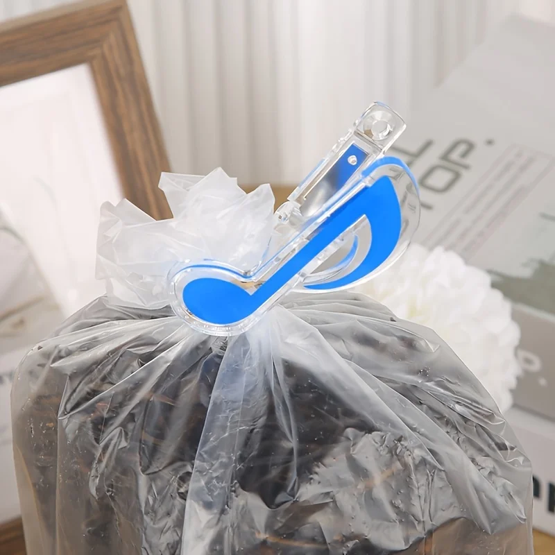 3PCS 플라스틱 크리 에이 티브 음악 노트 모양의 크리 에이 티브 파일 클램프 종이 클립 책갈피 홀더 사무실 학교 홈을위한 장식 클립
