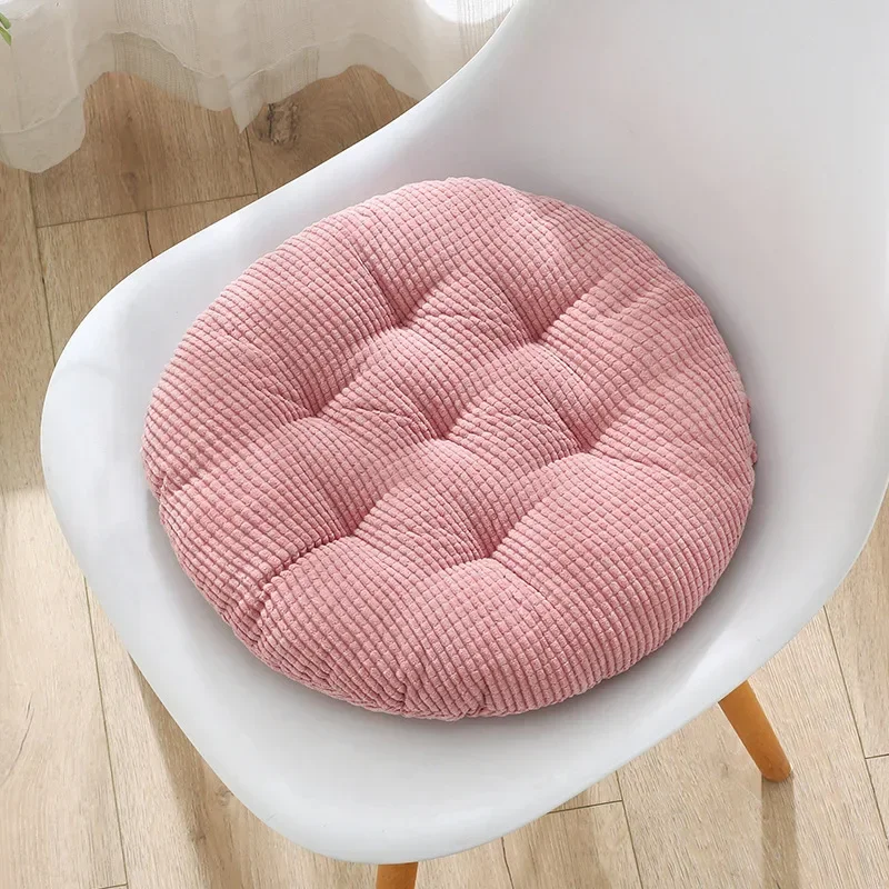 30/40/45cm Simple thickened corduroy round cushion chair cushion fat cushion futon tatami floor cushion/  chair cushion 방석