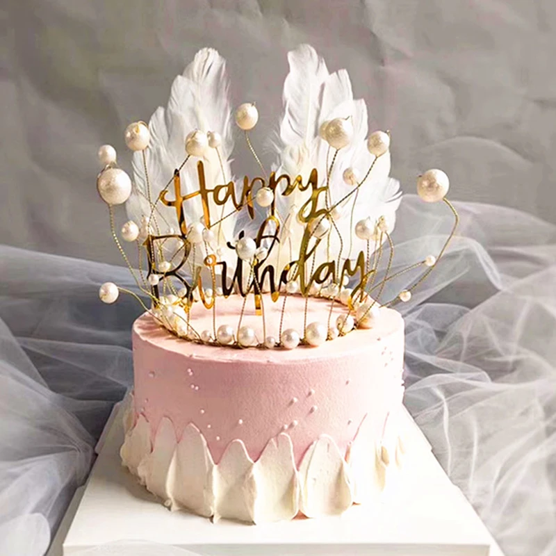 Decoración Para Tartas Con Alas Brillantes - Kit De Cuernos Y Alas Para Cumpleaños, Bodas O Baby Shower