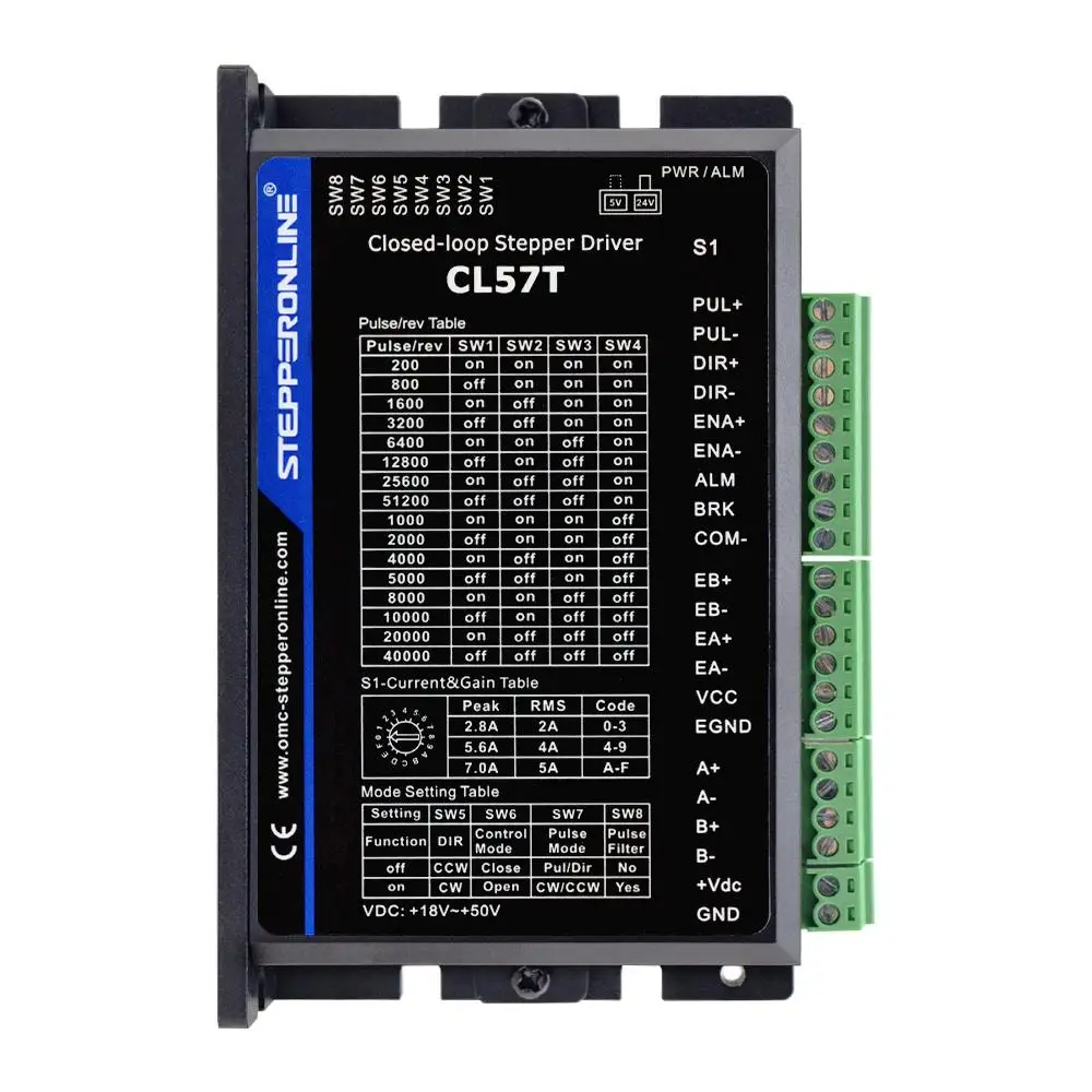 stepperonline nema 23 motor deslizante fechado 3nm 01