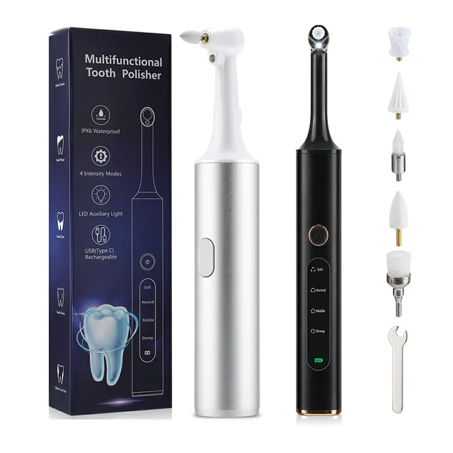 Electric Dental Teeth Polisher Ultrasonic Teeth Cleaner Oral Irrigator Calculus Stain Plaque Remover Tartar Teeth Whitening Kits 1
