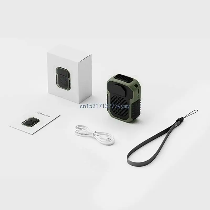 

3 Speeds Outdoor Fan For Office Outdoor Travel Hanging Waist Neck Powerbank Fan