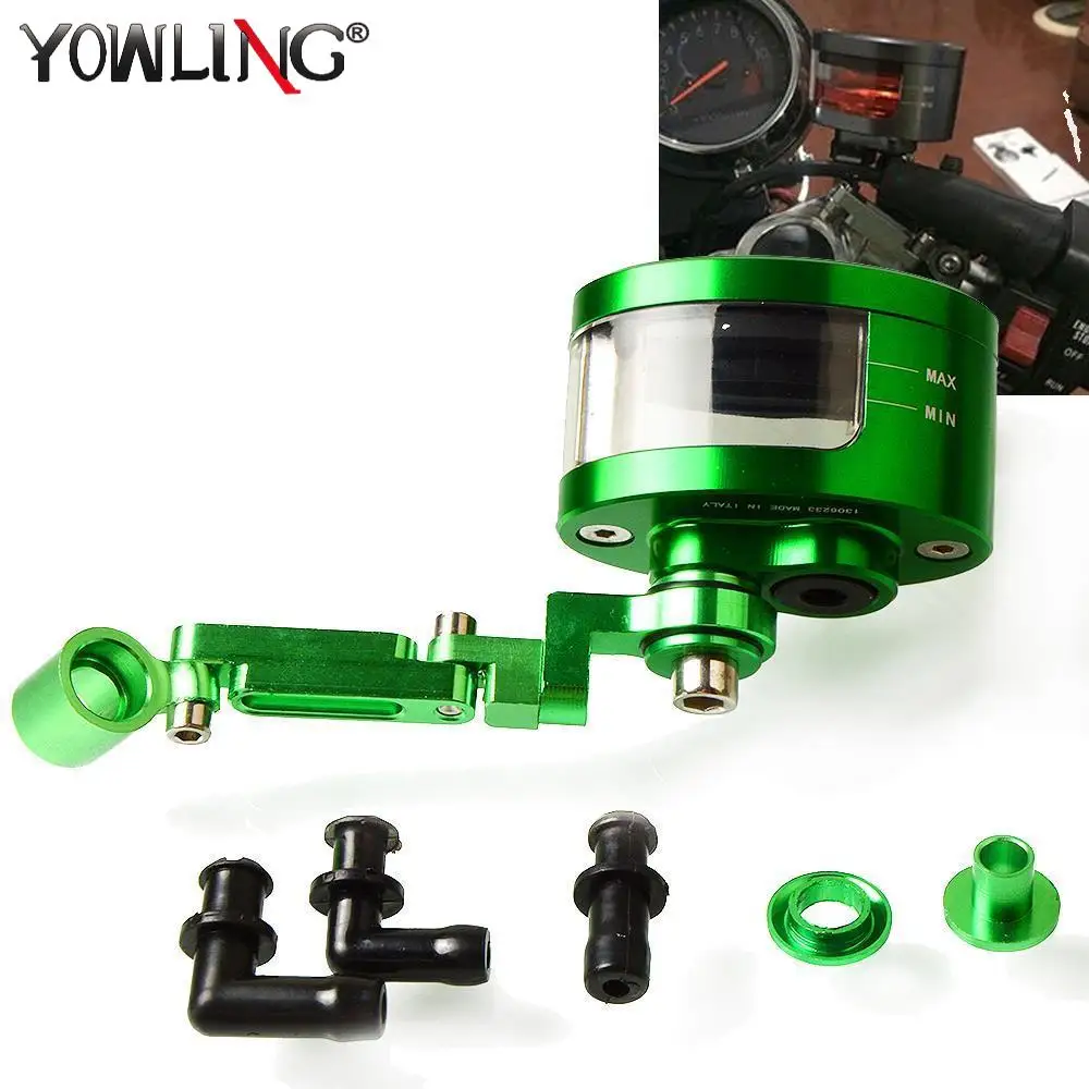 

Motorcycle Motorbike Brake Fluid Reservoir Clutch Tank Oil Fluid Cup For KAWASAKI ZX-6R ZX-10R ZZR1400 Z750 Z750S Z800 ZR800