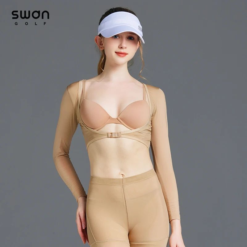Golf clothing women's ice silk sun protection shawl top, sun protection sleeves, sun protection, UV protection for outdoor women