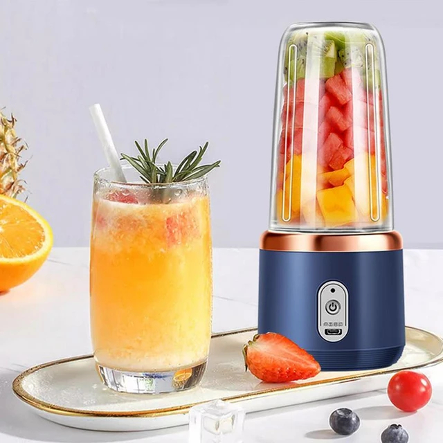 Portable Blender Juicer Personal Size Blender For Shakes And Smoothies With  6 Blade Mini Blender Kitchen Gadgets - AliExpress