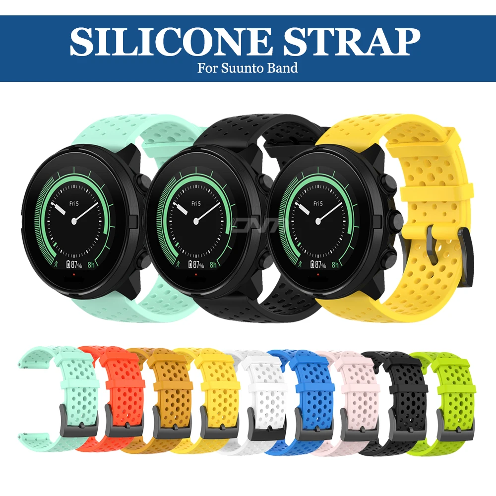 Comprar Correa de silicona para reloj inteligente Suunto 9 D5, repuesto de  correa de reloj para Suunto Spartan Sport