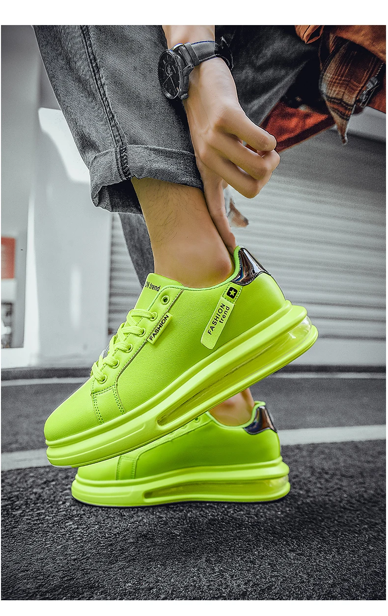 Casual Men's Shoes Comfortable Soft Breathable Pu Leather Flats_voghion.com