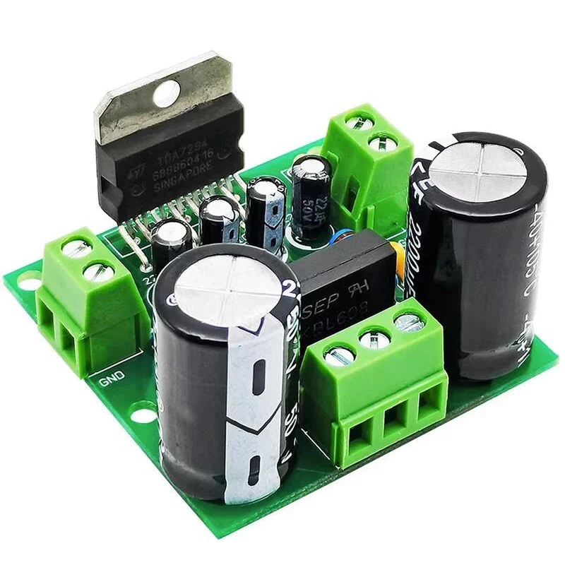 Audio Amplifier Board 100W Digital Power Amplifier Board TDA7293 / 7294 High Power Dual 12-32V Single Channel Audio Amplifier Module for DIY Speaker