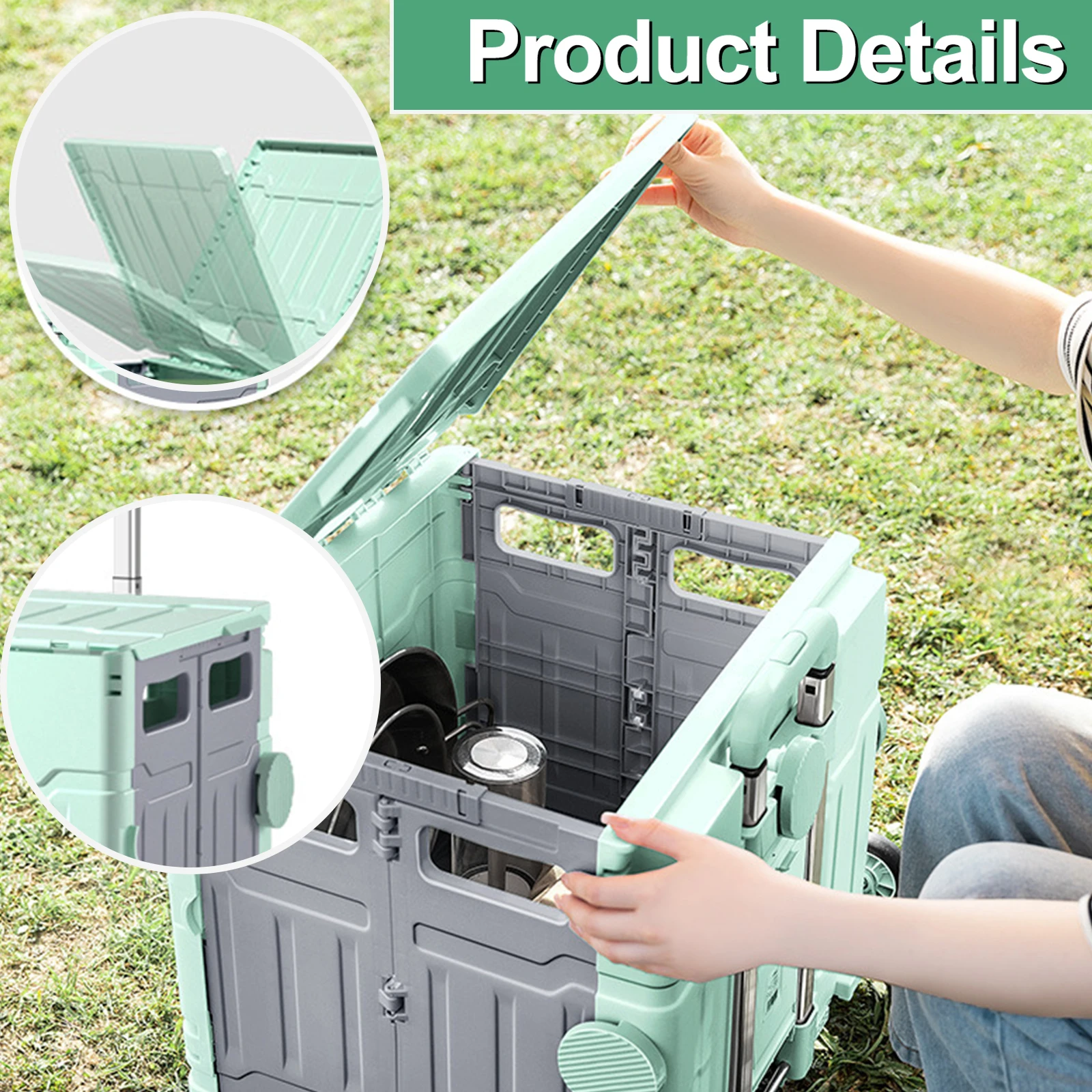 Lightweight Brushed Trolley Luggage Express Folding Shopping Cart for Climbing Stairs Home Hand Pull