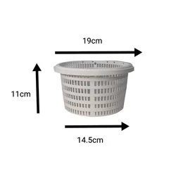 Garden Outdoor Hot Tub Cleaning Tool for Pool Skimmer Basket Handle (19cm Dia X 11cm Tall)