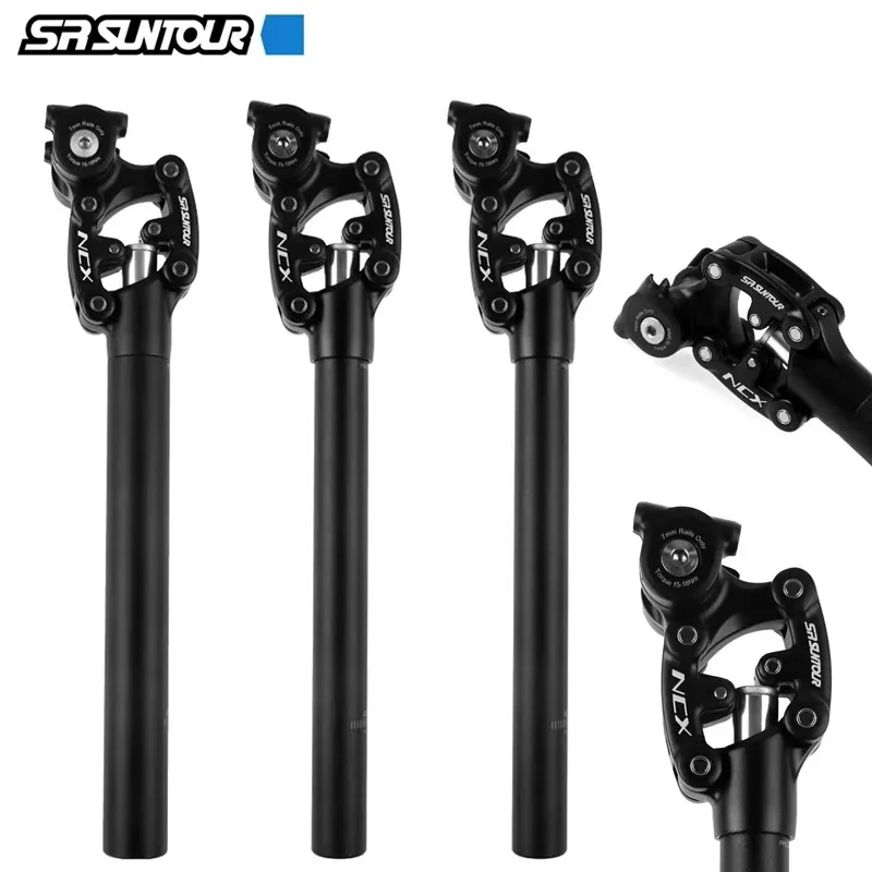 Bike seat post SR Suntour NCX Bicycle Damping Suspension 50mm Travel 27.2/28.6/30.0/30.4/30.9/31.6/33.9*350mm Seat Tube