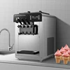 Ice cream machine large capacity commercial desktop vertical fully automatic sundae cone soft ice cream machine 1
