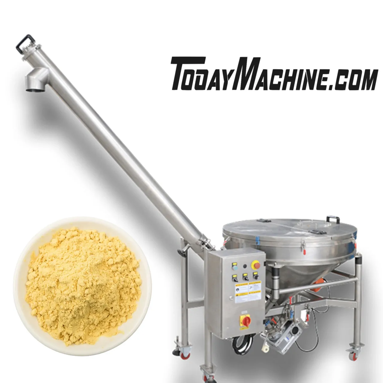 

Stainless Steel Sugar Flour Coffee Powder Vertical Screw Conveyor Feeder