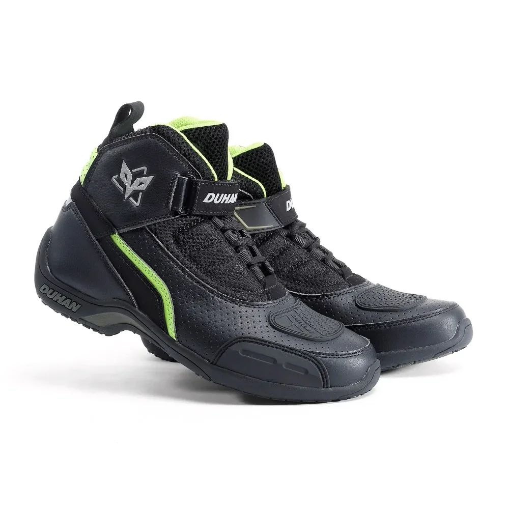 DUHAN Motorcycle protective racing Boots Mesh Men Motorcycle Shoes Motocross Off-Road Racing Boots Moto Motorbike